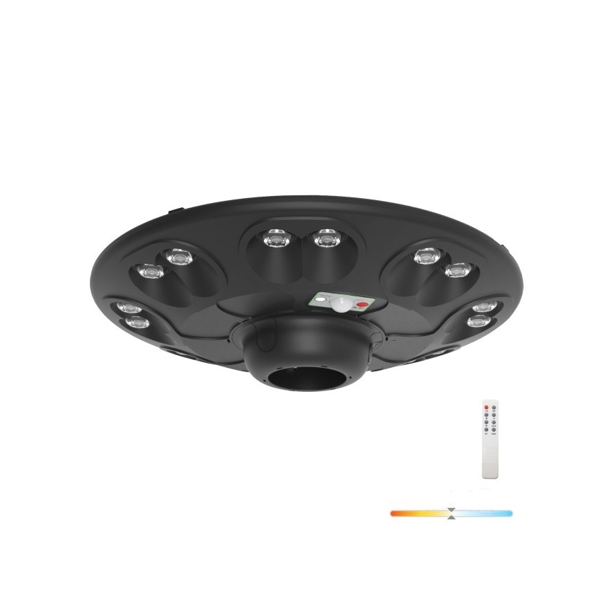 LED Solarna svetilka s senzorjem LUVIA LED/15W/3,2V 4000K IP54 5400 mAh + daljinsko upravljanje