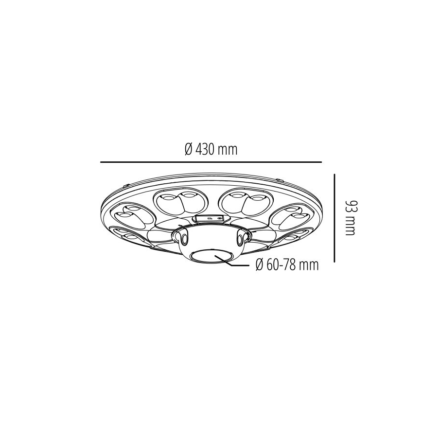LED Solarna svetilka s senzorjem LUVIA LED/15W/3,2V 4000K IP54 5400 mAh + daljinsko upravljanje