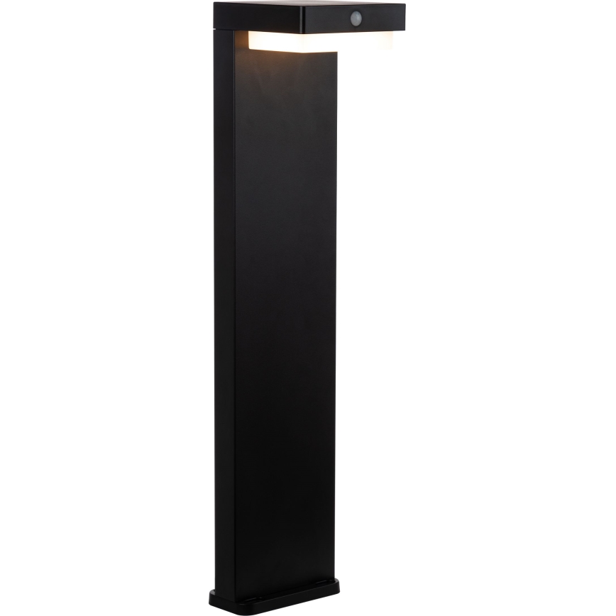 LED Solarna svetilka s senzorjem MALI LED/4,5W/3,7V 2000 mAh IP44 črna