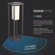 LED Solarna svetilka s senzorjem SAMSUNG CHIP LED/2W/3,7V IP65
