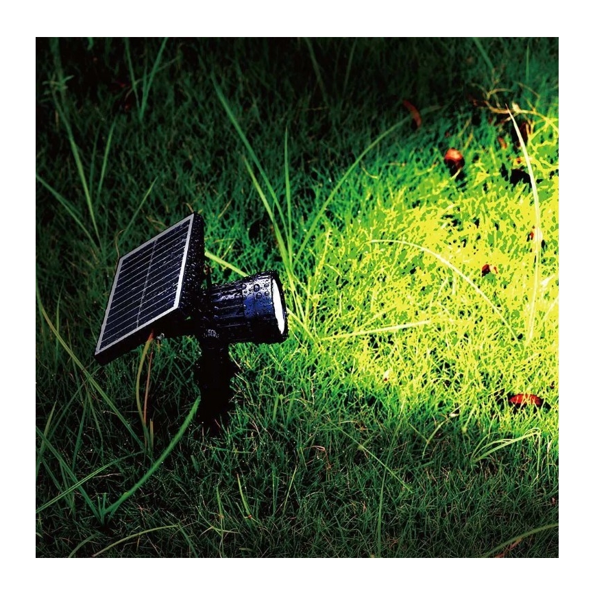 LED Solarna svetilka SPIKE LED/2W/5,5V IP65 3000K 1200 mAh