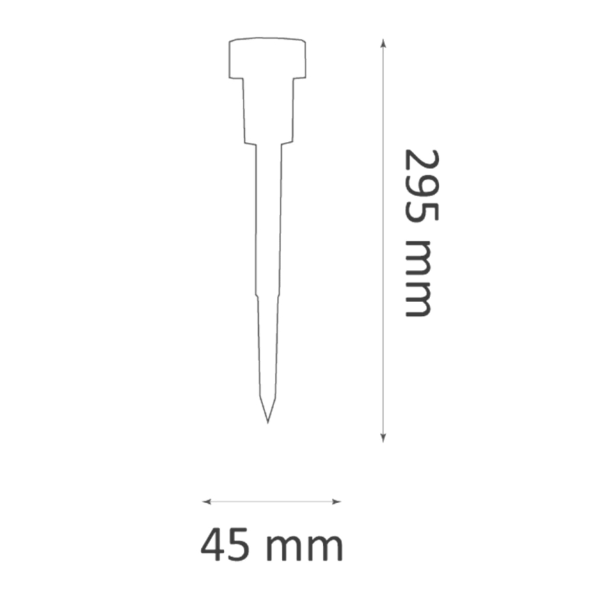 LED Solarna svetilka STIK LED/1,2V 40 mAh IP44