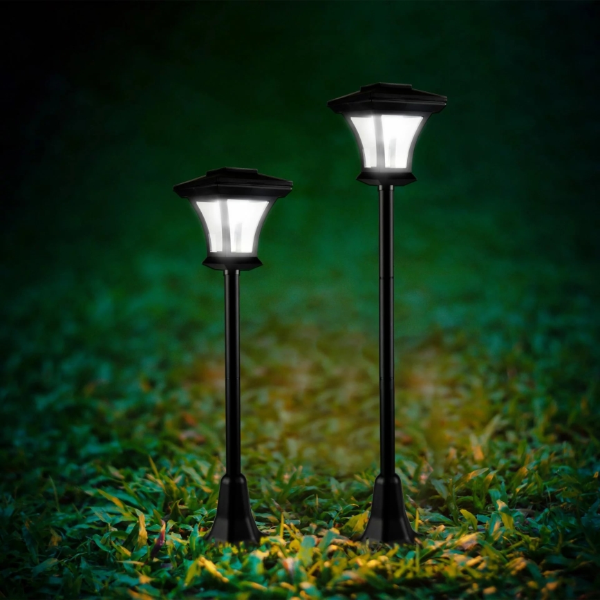 LED Solarna svetilka TIRANA LED/1,6W/1,2V 600 mAh IP44 črna