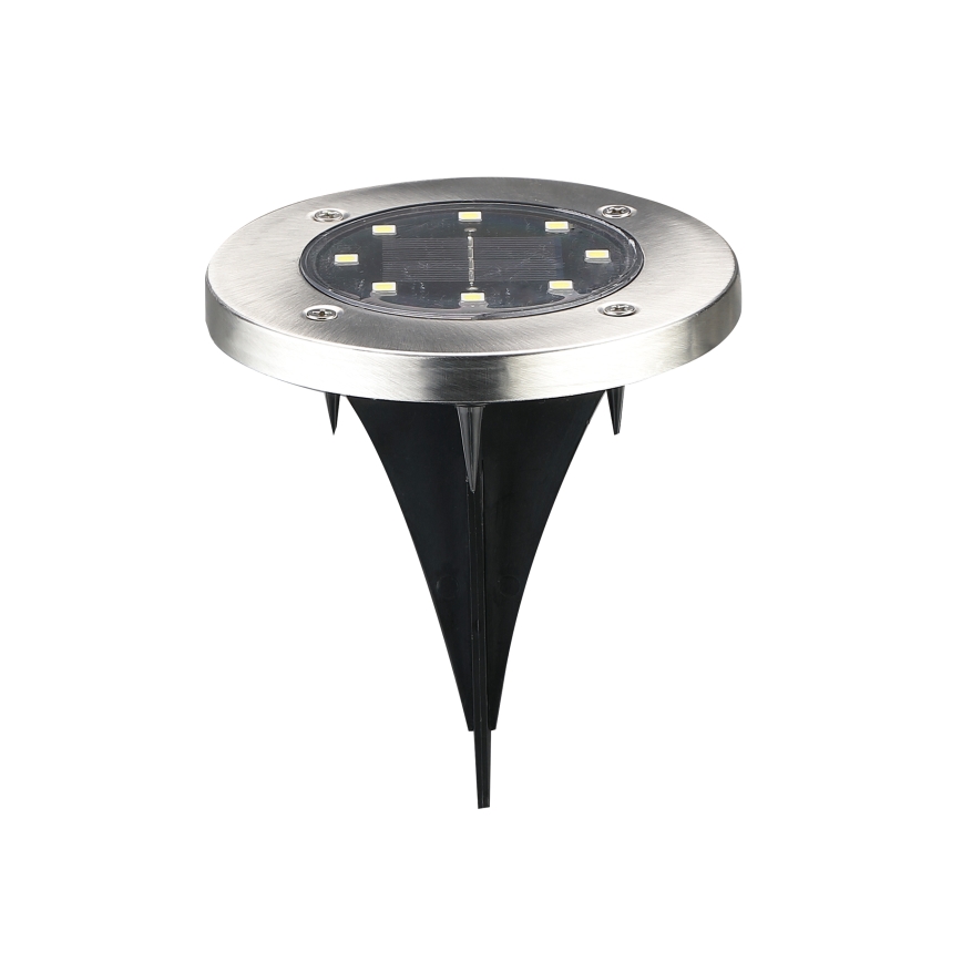 LED Solarna svetilka za dovozno pot SOLLY LED/1,2V 6500K pr. 11,5 cm 300 mAh IP44 mat krom