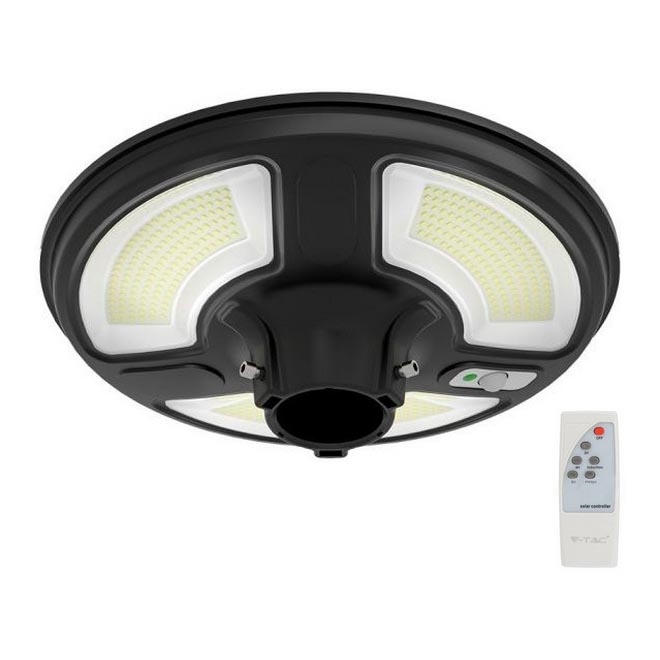 LED Solarna ulična svetilka s senzorjem LED/10W/3,2V IP65 4000K 15000 mAh + Daljinski upravljalnik