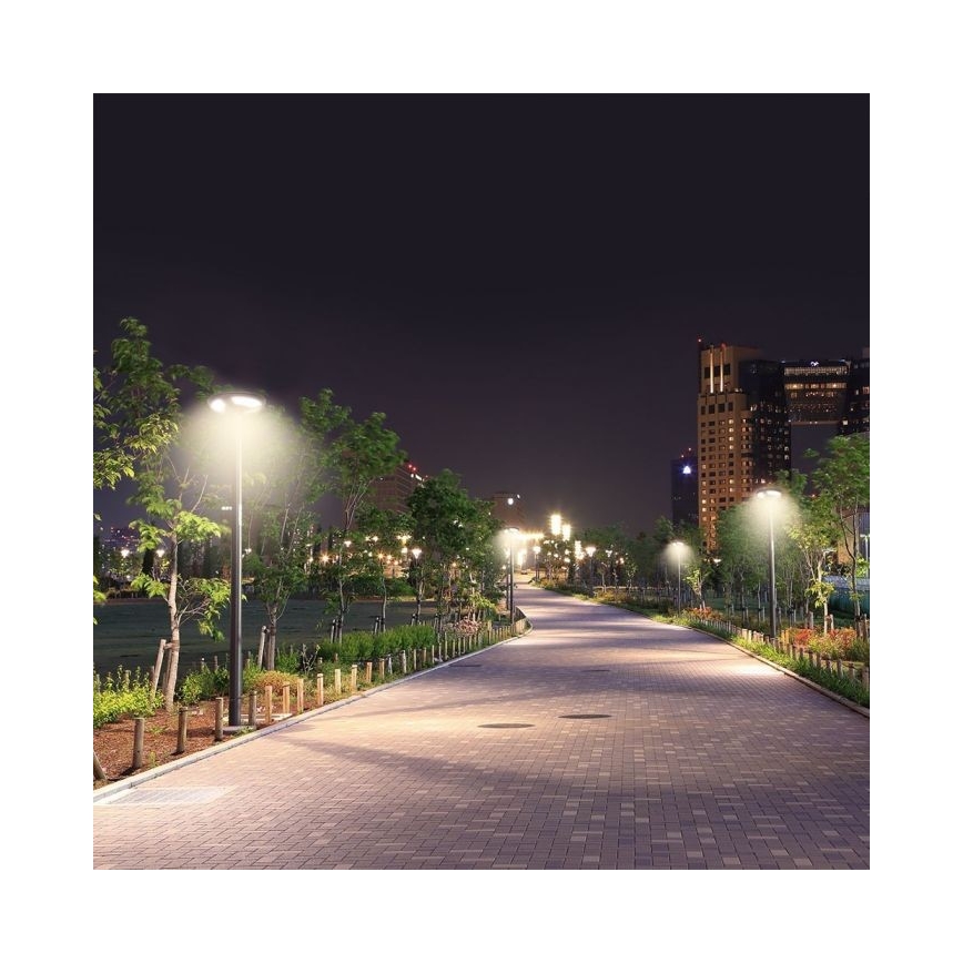LED Solarna ulična svetilka s senzorjem LED/10W/3,2V IP65 4000K + Daljinski upravljalnik