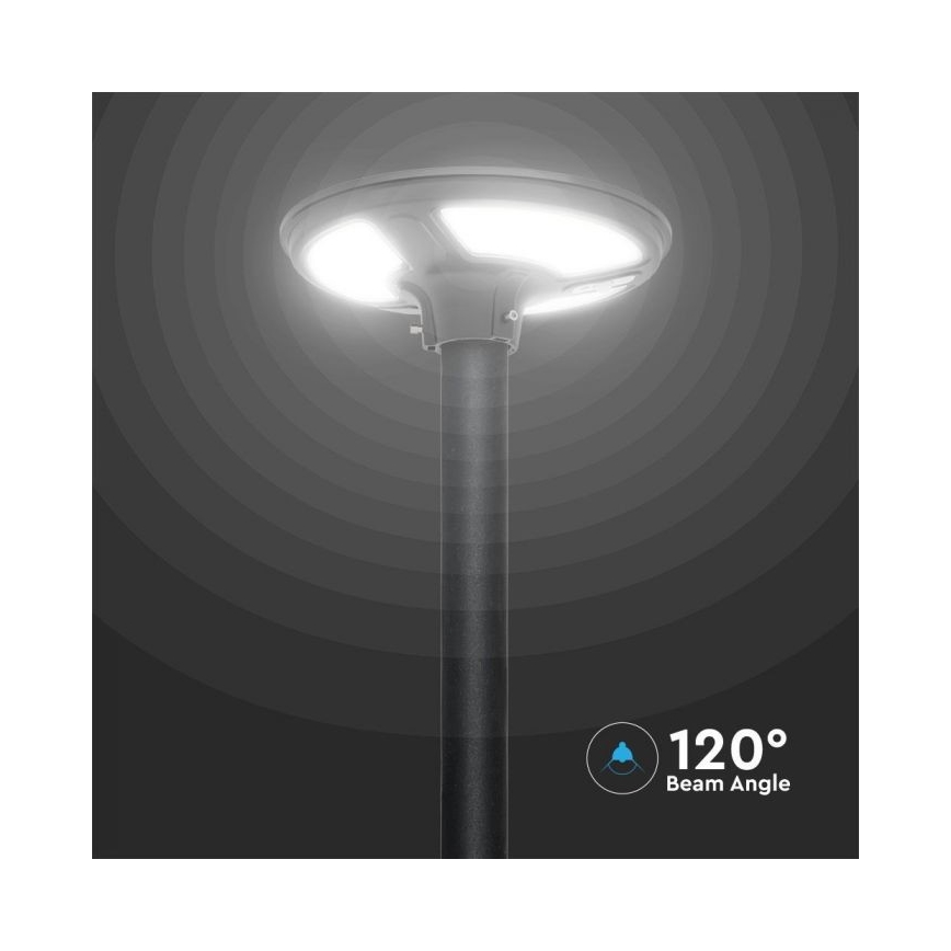 LED Solarna ulična svetilka s senzorjem LED/10W/3,2V IP65 4000K + Daljinski upravljalnik