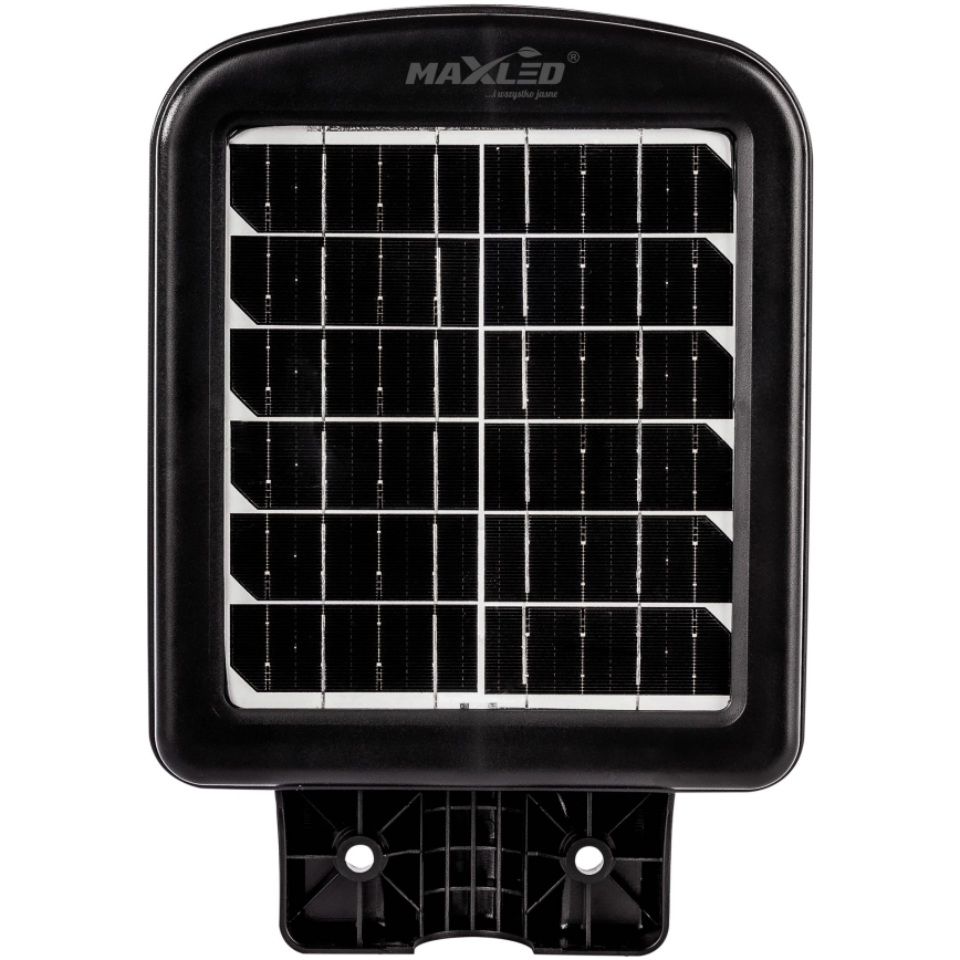LED Zatemnitvena solarna ulica svetilka s senzorjem LED/150W/6V 6500K IP65 črna + Daljinski upravljalnik