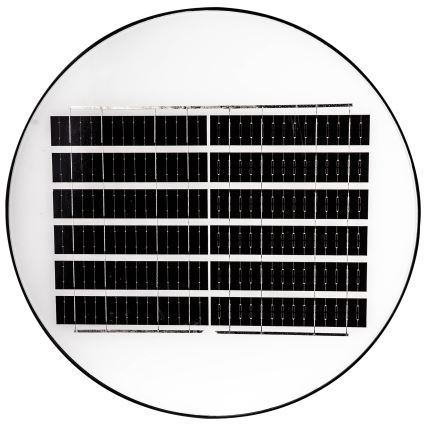 LED Zatemnitvena solarna ulična svetilka s senzorjem LED/15W/6V 11000 mAh 6500K IP65 črna + Daljinski upravljalnik