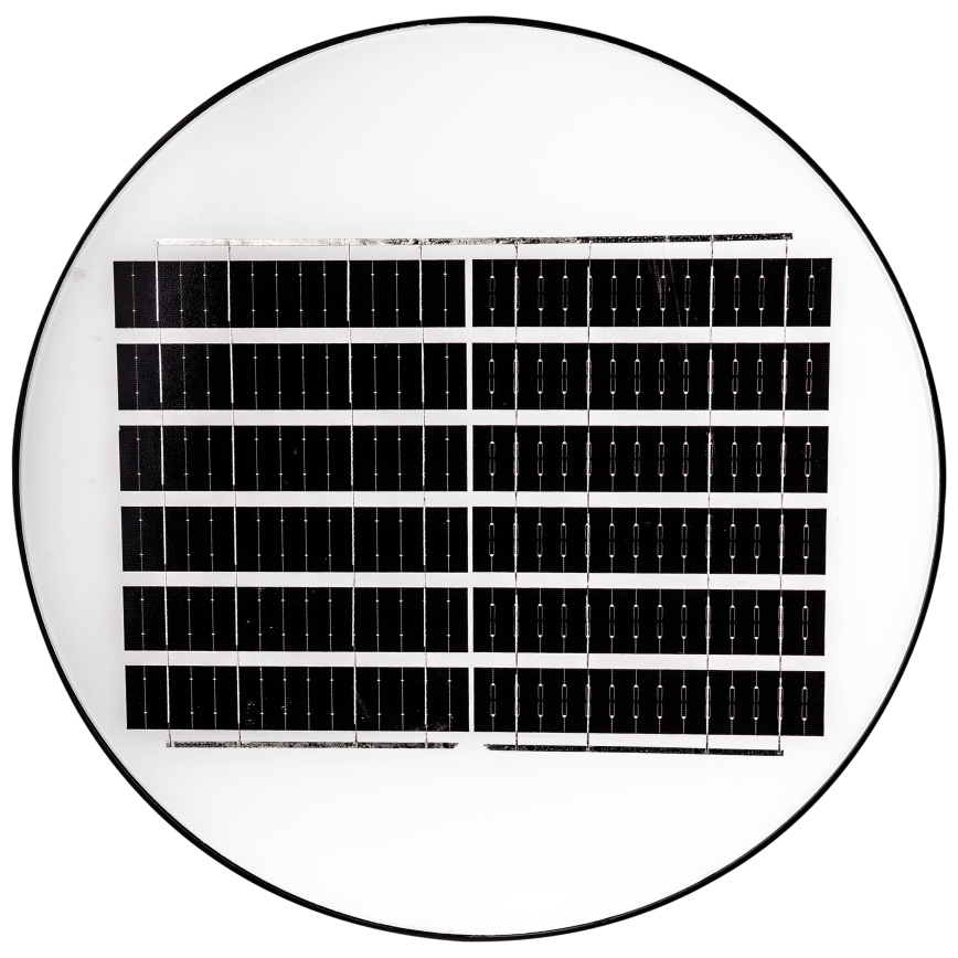 LED Zatemnitvena solarna ulična svetilka s senzorjem LED/15W/6V 11000 mAh 6500K IP65 črna + Daljinski upravljalnik