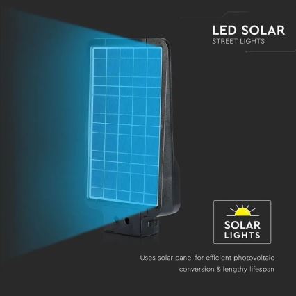 LED Solarna ulična svetilka s senzorjem LED/15W/7,4V 4000K IP65 10800 mAh
