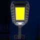 LED Solarna ulična svetilka s senzorjem LED/2,5W/3,7V IP65 + Daljinski upravljalnik