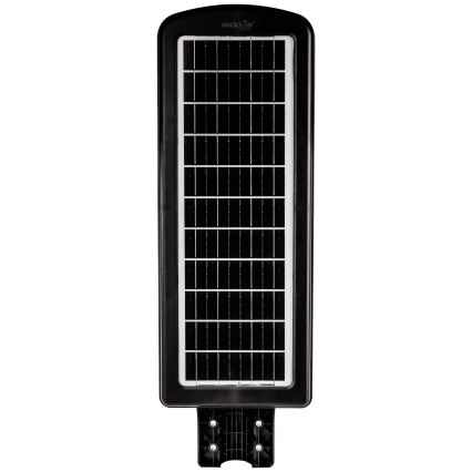 LED Zatemnitvena solarna ulica svetilka s senzorjem LED/300W/6V 6500K IP65 črna + Daljinski upravljalnik