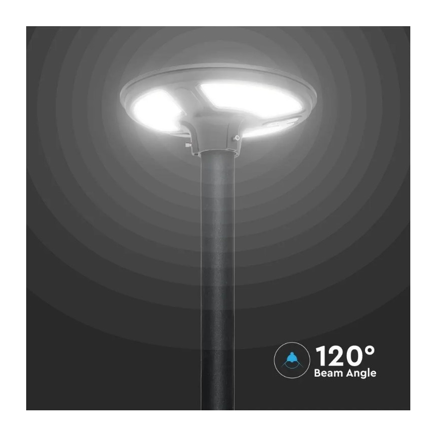 LED Solarna ulična svetilka s senzorjem LED/7,5W/3,2V 6500K IP65 + Daljinski upravljalnik