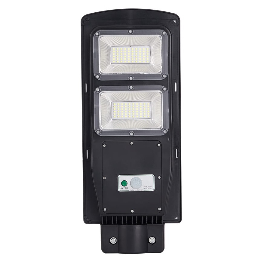 LED Solarna ulična svetilka s senzorjem STREET 2xLED/6W/3,2V IP65 + Daljinski upravljalnik