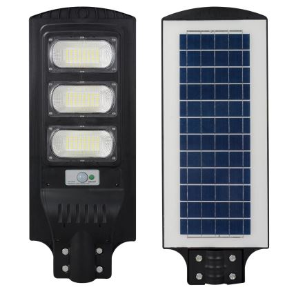 LED Solarna ulična svetilka s senzorjem STREET 3xLED/9W/3,2V IP65 + Daljinski upravljalnik