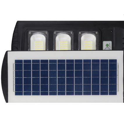 LED Solarna ulična svetilka s senzorjem STREET 3xLED/9W/3,2V IP65 + Daljinski upravljalnik