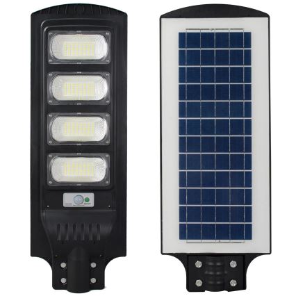 LED Solarna ulična svetilka s senzorjem STREET LED/15W/3,2V 15000 mAh IP65 + Daljinski upravljalnik