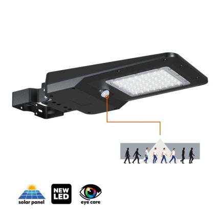 LED sončna ulična svetilka s senzorjem STREET LED/20W/7,4V 3000/4000/6000K IP65 5400 mAh