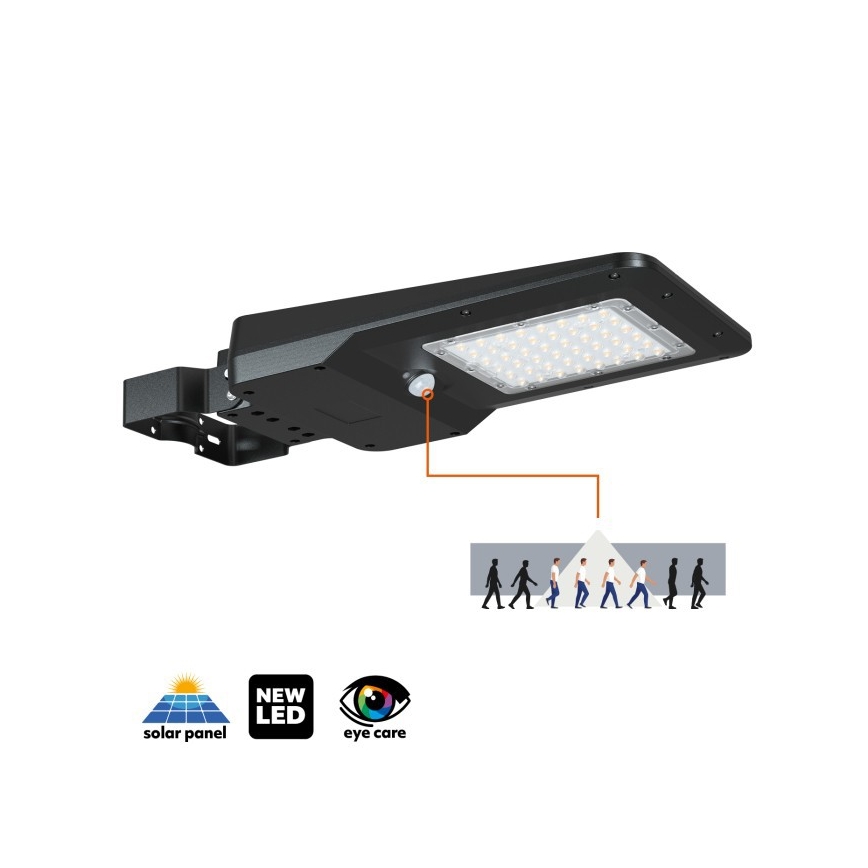 LED sončna ulična svetilka s senzorjem STREET LED/20W/7,4V 3000/4000/6000K IP65 5400 mAh
