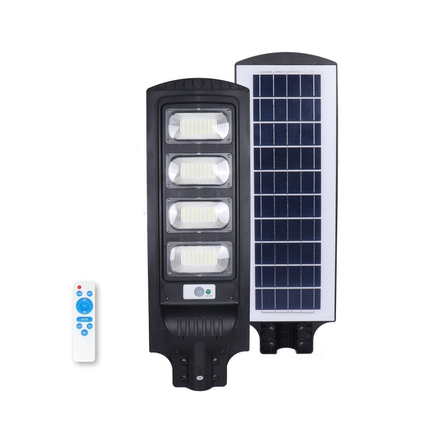 LED zatemnjevalna sončna ulična svetilka s senzorjem URBI LED/11W/3,2V 6500K 15000 mAh IP54 + daljinski upravljalnik