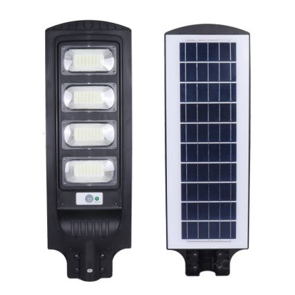 LED zatemnjevalna sončna ulična svetilka s senzorjem URBI LED/11W/3,2V 6500K 15000 mAh IP54 + daljinski upravljalnik