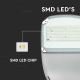 LED Zatemnitven solarni street svetilka SAMSUNG CHIP LED/50W/6,4V 4000K IP65 + Daljinski upravljalnik
