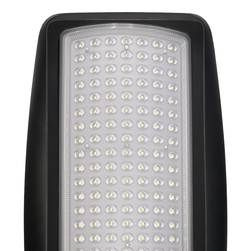 LED sončna ulična svetilka VENICE s senzorjem, z možnostjo zatemnitve LED/100W/3,2V 6000 mAh IP65 črna + daljinski upravljalnik