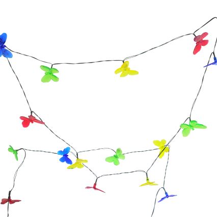 LED Solarna veriga 10xLED/1,2V IP44