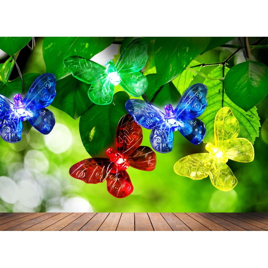 LED Solarna veriga 10xLED/1,2V IP44