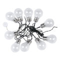 LED Solarna veriga 10xLED/1W/1,2V 1xAA 2 m IP44 3000K 300 mAh