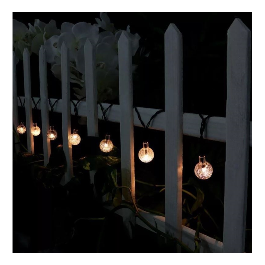 LED Solarna veriga 6,9m 50xLED/1,2V