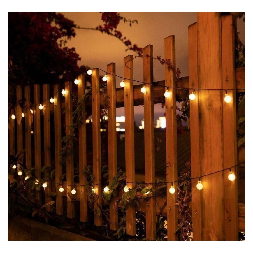 LED Solarna veriga 6,9m 50xLED/1,2V