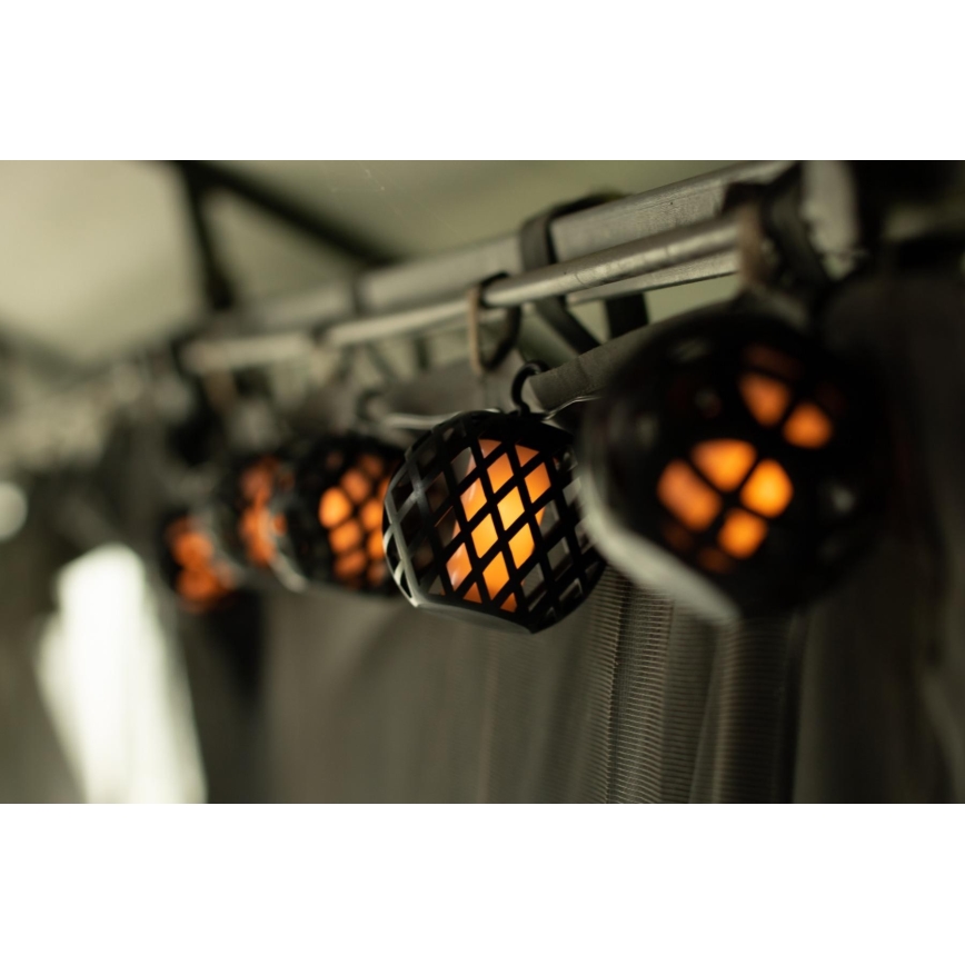 LED Solarna veriga 60xLED/2m 400 mAh IP44