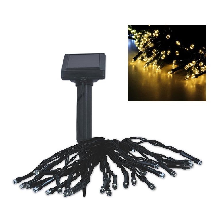 LED Solarna veriga SHINE 100xLED/1,2V 400 mAh 11, 9 m IP44