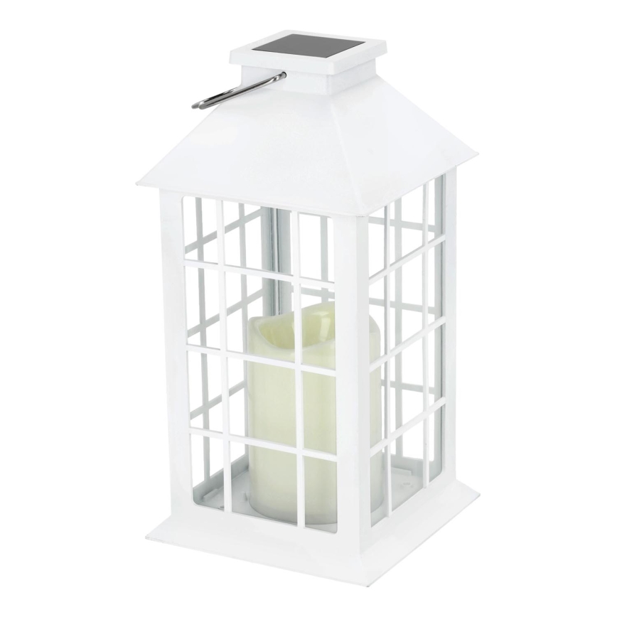 LED Solarna viseča svetilka LED/0,02W/1,2V 1xAA 2700K IP44 200 mAh bela
