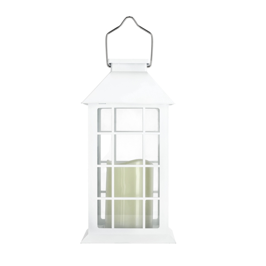 LED Solarna viseča svetilka LED/0,02W/1,2V 1xAA 2700K IP44 200 mAh bela