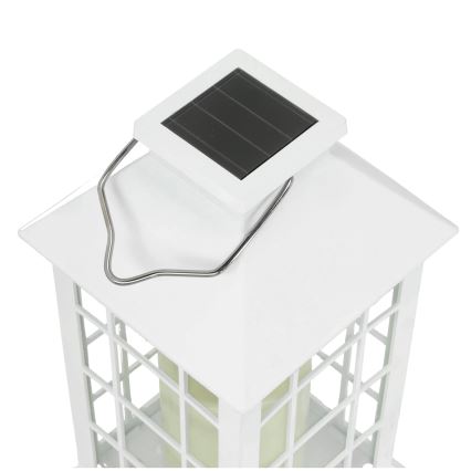 LED Solarna viseča svetilka LED/0,02W/1,2V 1xAA 2700K IP44 200 mAh bela