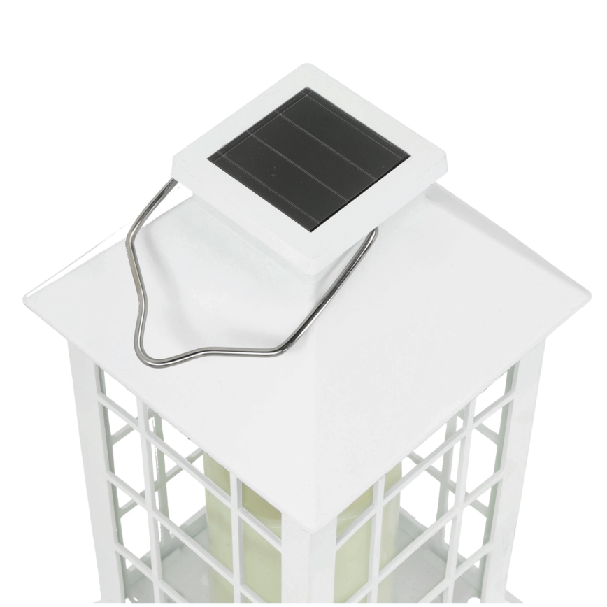 LED Solarna viseča svetilka LED/0,02W/1,2V 1xAA 2700K IP44 200 mAh bela