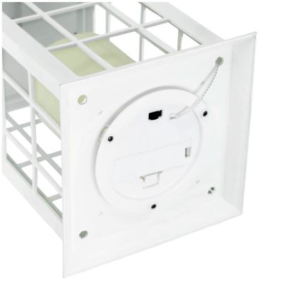 LED Solarna viseča svetilka LED/0,02W/1,2V 1xAA 2700K IP44 200 mAh bela