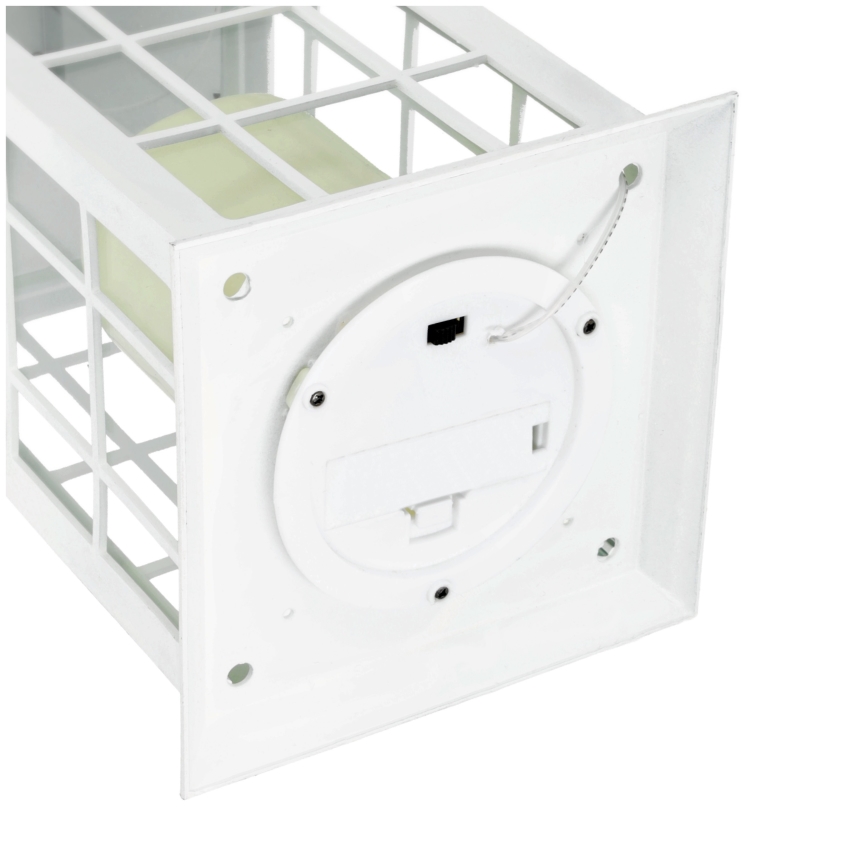 LED Solarna viseča svetilka LED/0,02W/1,2V 1xAA 2700K IP44 200 mAh bela