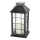 LED Solarna viseča svetilka LED/0,02W/1,2V 1xAA 2700K IP44 200 mAh črna