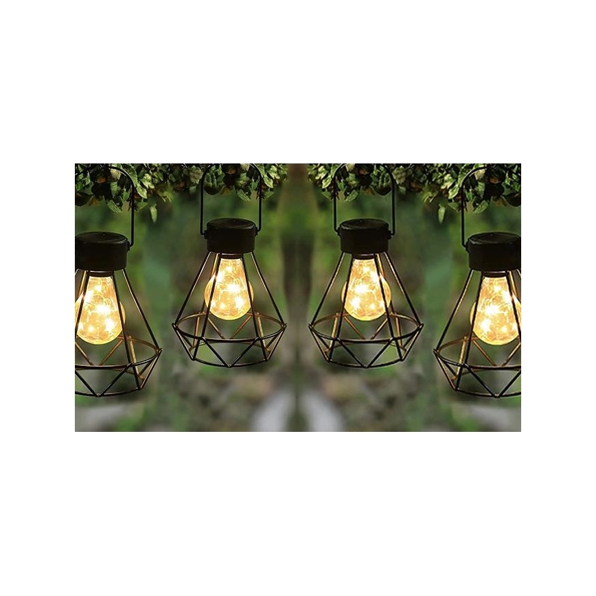 LED Solarna viseča svetilka LED/0,1W/1,2V 600 mAh pr. 13 cm