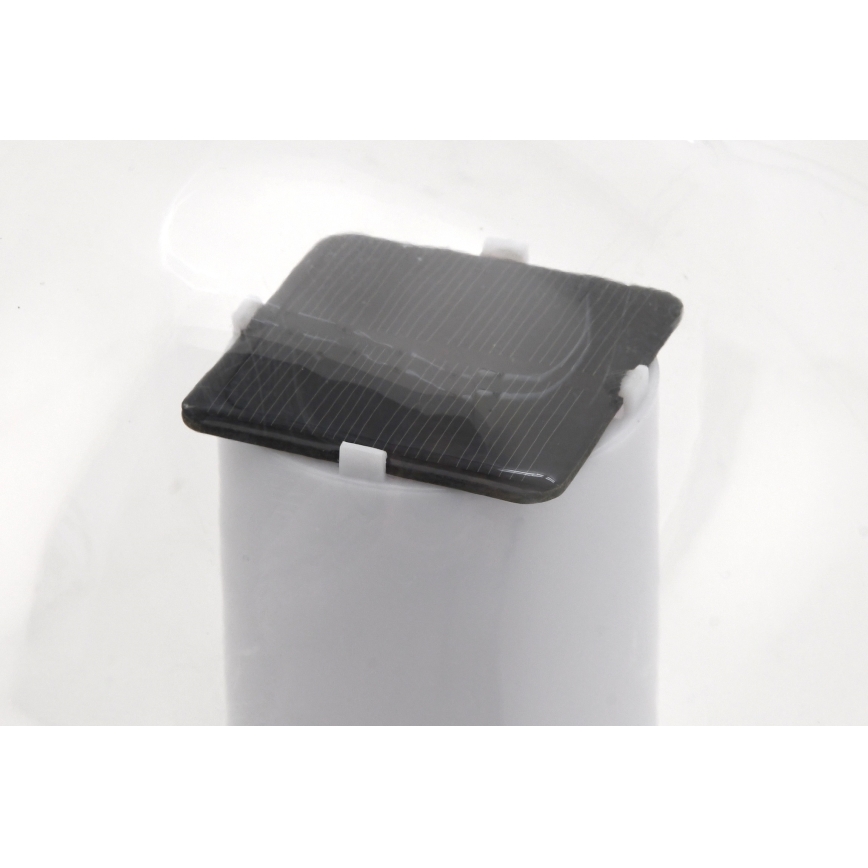 LED Solarna vodoodporna svetilka LED/900mAh IP68 bela