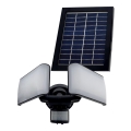 LED Solarna zunanja reflektor s senzorjem LED/20W/5,5V 2400 mAh IP44