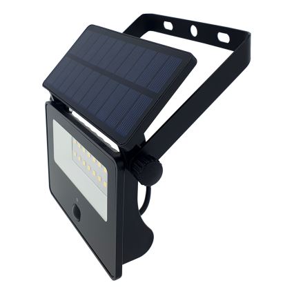 LED Solarna zunanja reflektor s senzorjem LED/2W/3,7V 4200K 1800 mAh IP44