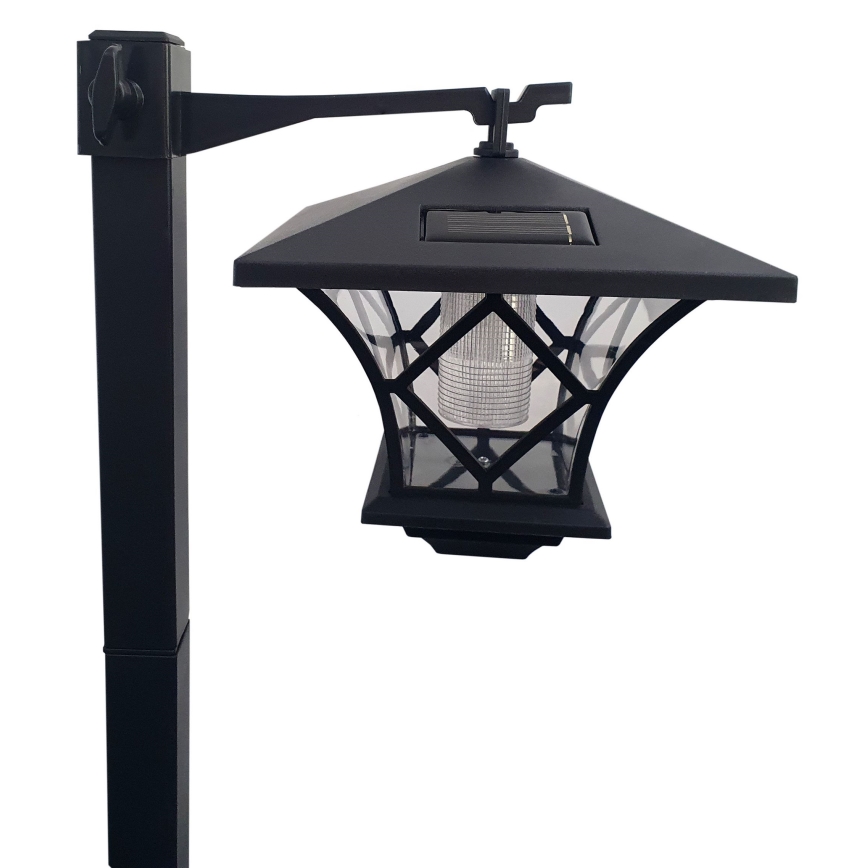 LED Solarna zunanja svetilka 3v1 LED/1,2V IP44 črna