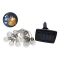 LED Solarna zunanja veriga 10xLED/1,2V 300 mAh 2,2 m IP44