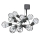 LED Solarna zunanja veriga 10xLED/1,2V 300 mAh 3,8 m IP44