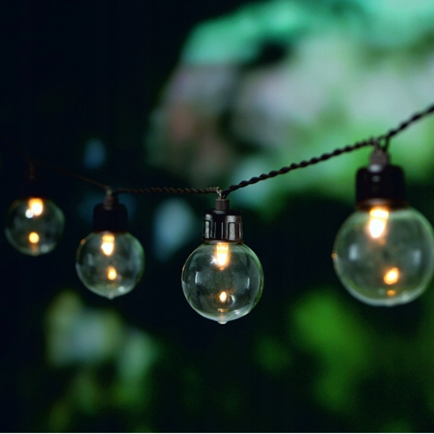 LED solarni dekorativni niz 20xLED/8 funkcij 500 mAh 7,6 m IP67 topla bela